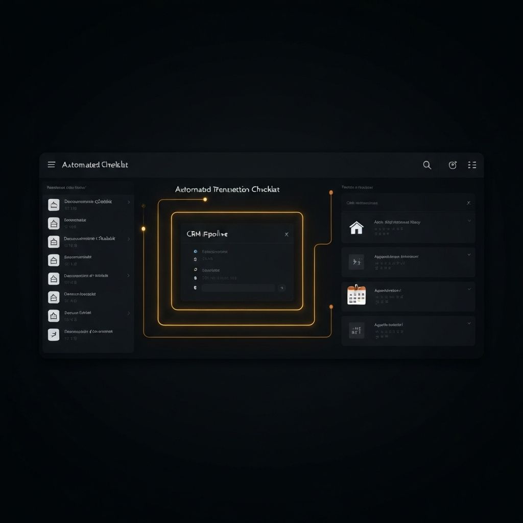 Real estate transaction workflow automation